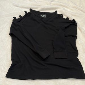 Victoria Sport Cold Shoulder Pullover